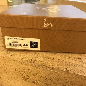 Christian Louboutin Lady Peeps NEW with box:bags